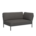 Houe - LEVEL Corner - Right - Dark Grey - Utendørs sofaer - Henrik Pedersen