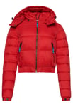 Superdry Womens Fuji Cropped Hooded Jacket uk 12 rrp 90