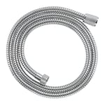 GROHE VitalioFlex Metal - Shower Hose 1.5 m, (Tensile Strength 50 kg, Pressure Resistance Up to 5 Bar, Heat Resistance 70°C, Universal Connection G 1/2'' x 1/2''), Chrome, 22108000