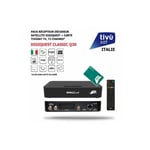 Pack Récepteur Décodeur Satellite Digiquest Classic Q30 + Carte Tivùsat Tv, 72 Chaines Italiennes, hd, Enregistrement Par usb