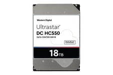 WD Ultrastar DC HC550 WUH721818ALE6L4 - 18 TB - HDD - 7200 rpm - SATA 6Gb/s