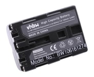 vhbw Batterie compatible avec Sony Alpha DSLR-A350X, DSLR-A500, DSLR-A500L, DSLR-A500Y, DSLR-A550 appareil photo (1200mAh, 7,2V, Li-ion)