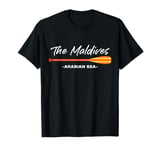 The Maldives Arabian Sea Beach Vacation Distressed T-Shirt