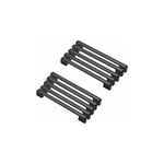 10pcs poignée meuble entraxe 192mm-poignée porte cuisine noire poignee barre meuble poignee de cuisine noire