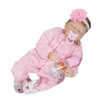 22" Reborn Baby Doll Lifelike Handmade Sleeping Newborn Girl