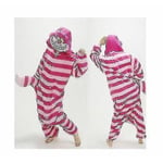 Halloween Unisex Onesie Kigurumi Maskeraddräkt Huvtröjor Pyjamas Sovkläder-9-1 - Perfekt Cheshire Cat Cheshire Cat M for 160-170cm