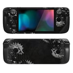 playvital Kit d'Autocollants de Protection pour Steam Deck OLED,Stickers Skin Vinyl pour Steam Deck LCD-Engrenages&Rayures