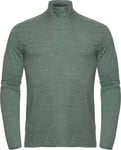 Hellner Nunis Halfzip Ls Tee Men Laurel Wreath Melange, M