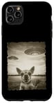 Coque pour iPhone 11 Pro Max Chihuahua Chien Selfie Vieux Téléphone Photo Drôle Observation OVNI