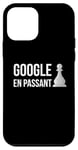 Coque pour iPhone 12 mini Google En Passant - Règle de mouvement d'échecs spéciale Take The Pawn