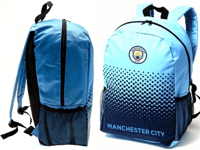 MANCHESTER CITY FC LARGE ADULT BACKPACK FOOTBALL SCHOOL SPORT GYM KIT BAG MCFC