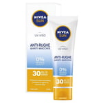 Nivea Solaire 50 Ml. Visage Fp30 Anti-rides & Anti-macc