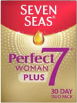 Seven Seas Perfect7 Woman Multivitamin with Omega-3, Duo Pack: 30 Caps + 30 Tabs