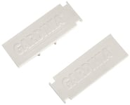 Gardinia Embouts pour Tringle à Rideaux en Plastique GE1, 1 Paire, Blanc, Non Applicable