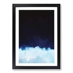 Big Box Art The Beauty of Earth in Abstract Framed Wall Art Picture Print Ready to Hang, Black A2 (62 x 45 cm)