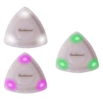 3 st Guitar Picks Akustisk Gitarr Gitarrtillbehör Led Gitarr Bas Picks Led Gitarr Picks[HK] Green 4.1X4.1CM