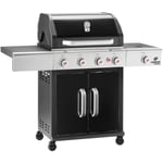 Landmann Triton PTS Maxx 4.1 gaz to coal barbecue gaz 4 feux + 1 brûleur latéral