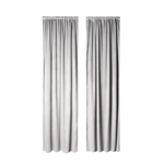 Åhléns Home Sammetsgardin SARA 140x250 cm, 2-pack Grå