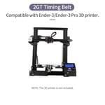 Ender-3 Belt 2GT Courroie de distribution Largeur 6 mm Axe Y 743 mm + Axe X 786 mm pour imprimante 3D Ender-3 Compatible avec l'imprimante 3D Ender-3/Ender-3 Pro