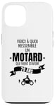 Coque pour iPhone 13 idée cadeau pour un motard humour homme original 79 ans