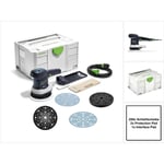 Ets 150/5 EQ-Plus Ponceuse excentrique 310 w 150 mm + Coffret systainer + 250x Disques abrasifs + 2x Pad de protection + Pad d'interface - Festool