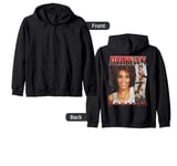 Whitney Houston Face Photos Zip Hoodie