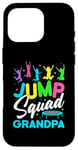 iPhone 16 Pro Jump Squad Grandpa Trampoline Bounce Birthday Trampolining Case