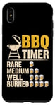 Coque pour iPhone XS Max BBQ Timer Rare Medium Well Burned Grilling