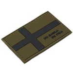 Armygross Svenska Flaggan "Du Gamla Du Fria" PVC Patch - Oliv