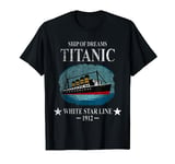 RMS TITANIC Ship Sailing Boat Ship 1912 Boys Girl Kids T-Shirt