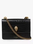 Kurt Geiger London Shoreditch Leather Cross Body Bag, Black