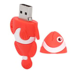 Sarjakuva U Disk Red Clownfish Ulkoasu Nopea Bulk Storage Flash Drive Muistilaite 64GB