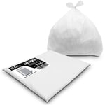 RE-GEN 10L Clear Heavy Duty Pedal Waste Bin Liner Refuse Bags Sacks |100 Pack