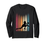 Retro Volleyball Player Volleyball Coach Volleyball Long Sleeve T-Shirt