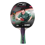 GEWO Concave CS Energy Power Designed by Christian Fresh Table Tennis Bat, Grey/Green, Adult's Tennis Racket