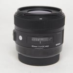 Sigma Used 30mm f/1.4 DC HSM Art Lens Canon EF