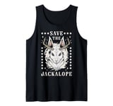 Save The Jackalope Mythical Creature Cryptid Lover Folklore Tank Top