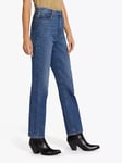 Current/Elliott The Soulmate High Rise Slim Straight Jean, Lighthouse Mid Blue