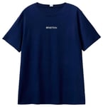 United Colors of Benetton Men's T-Shirt M/L 30964m019 Pajama Top, Dark Blue 252, S