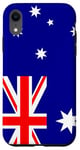 Coque pour iPhone XR Australie Drapeau Cadeau australien pour les Australiens