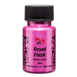 ideen mit herz Royal Flash | peinture métallique acrylique | brillance métallique, avec de fines particules de paillettes | séchage rapide | à base d'eau | 50 ml (fuchsia)