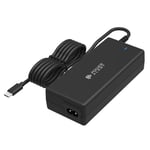 GaN kannettavan tietokoneen laturi, USB-C, 100W, PD