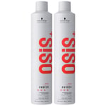 2-pack Schwarzkopf Osis Freeze 500ml