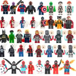 40 st Avengers Minifigurer Byggklossar Leksaker Actionfigurer Set