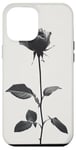 Coque pour iPhone 12 Pro Max Rose Minimalisme Unique Floral Vintage Nature Cadeau