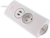 Multiprise D'Angle 2P 16A + 2 Usb Précâblée -[L455]