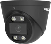 Camera Dôme Ip Exterieure Poe 8 Mp Avec Spots Lumineux Et Sirene T8Ep Noir