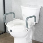 VEVOR Rehausseur de Toilette 127mm de Haut 158,7kg pour Toilette Ronde Allongée