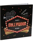 Hollywood - Sort Gjestebok 24x24 cm