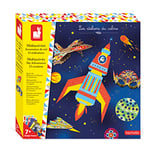 Janod - Boîte Multi-Activités 13 Réalisations Aventuriers du Ciel - Les Ateliers du Calme - Kit Loisir Créatif Enfant - Motricité Fine et Concentration - Dès 7 Ans, J07876